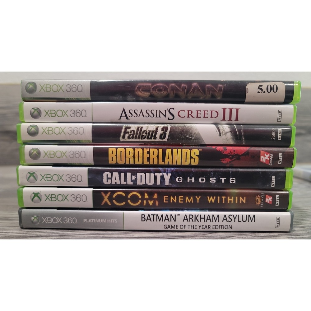 XBOX 360 gaming lot Combat Fighting Assassins Large lot of 7